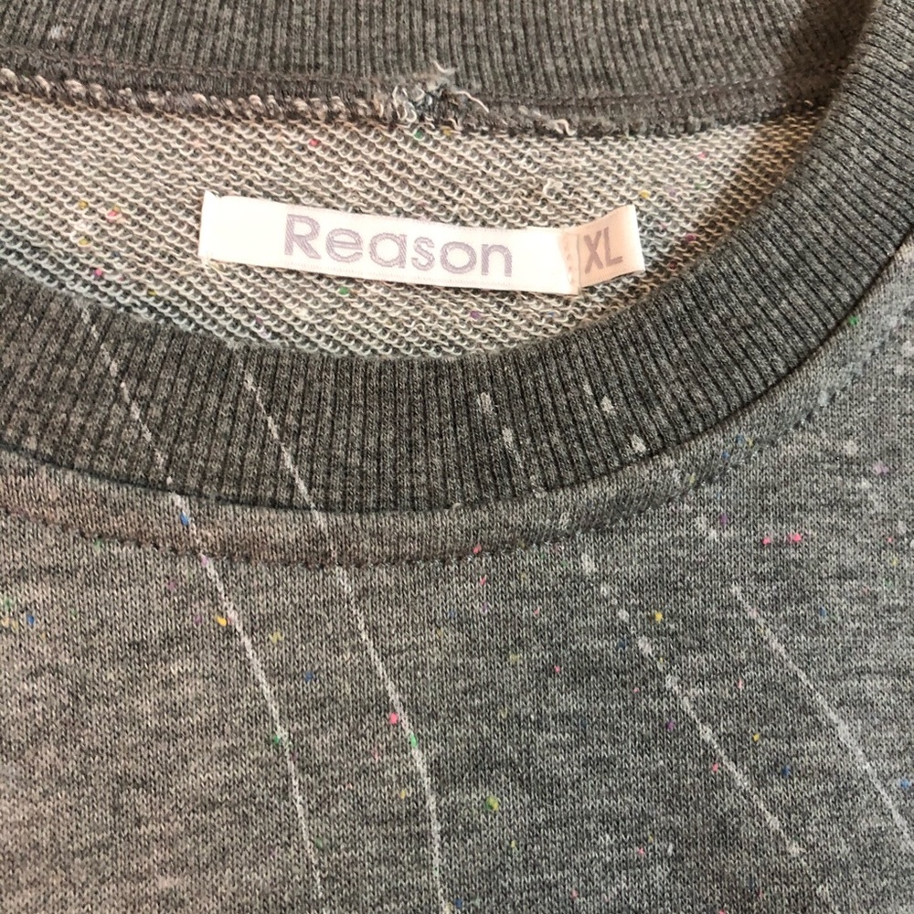 Reason- Ink Splattered Crewneck Sweater - Picture 3 of 4